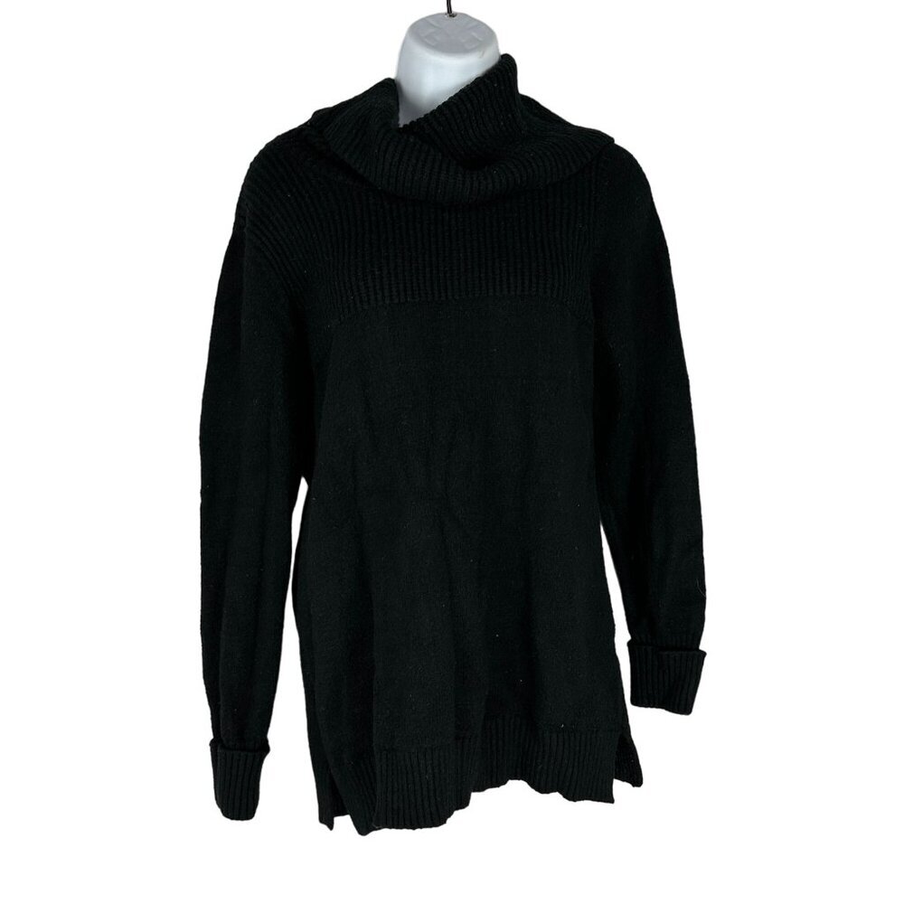 Cyrus Women's Black Cowl Neck Sweater Size S